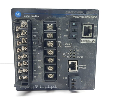 Allen Bradley 1404-M505a Série B Puissance Moniteur 3000 / Testé Bien - Photo 3 sur 14