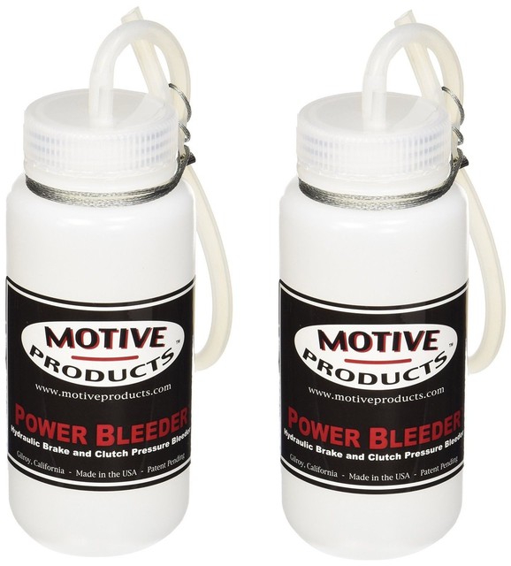 Motive Products Set of 2 Power Bleeder Brake Bleeder Catch Bottles