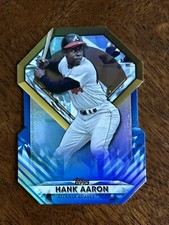 Blue Parallel!! Hank Aaron 2022 Topps Update Diamond Greats Die Cut  DGDC-53