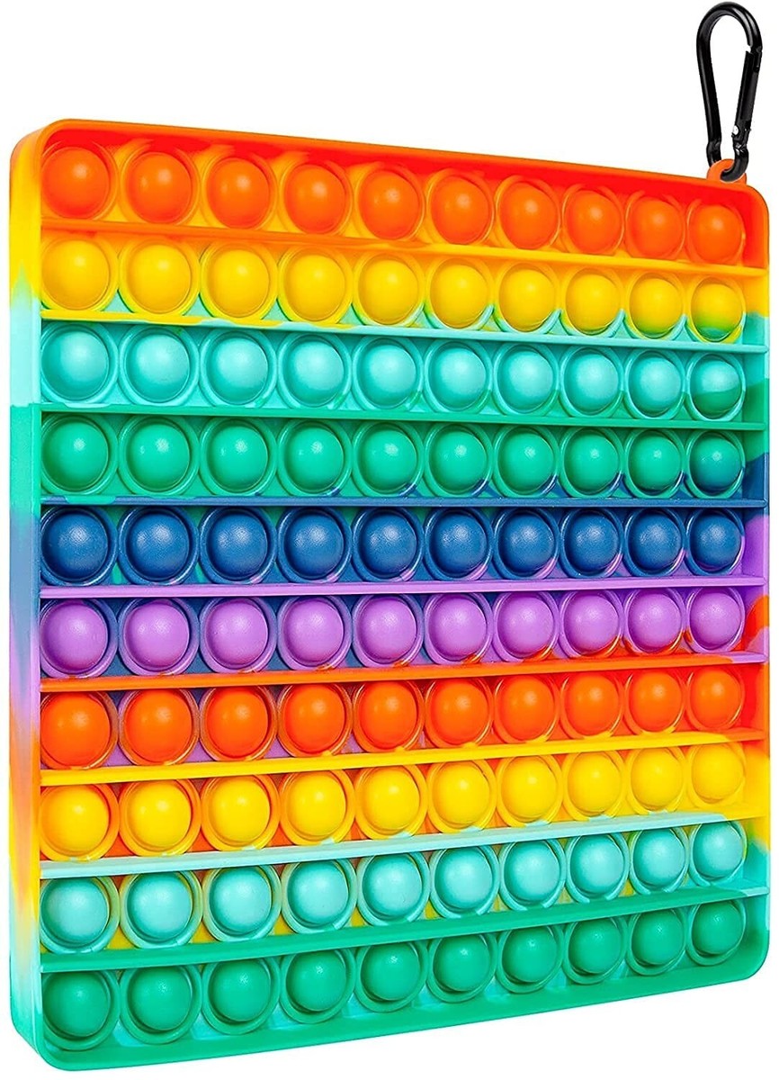 Pop It Fidget Toys Silicone Push Bubble Sensory Stress Relief Game - Main Image