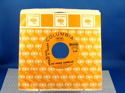 BLOOD, SWEAT & TEARS - Go Down Gamblin' - NEAR MINT- 1971 Canada Press 45