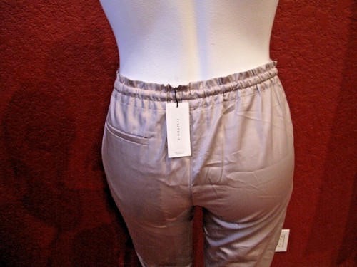 ARZEE NEW YORK WOMEN'S PANTS BROWN ELASTIC WAIST DRAWSTRING SIZE M NWT $150 - Picture 5 of 9