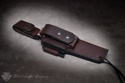 Fallkniven Knives Custom Leather Bushcraft Sheath - The Woodsman