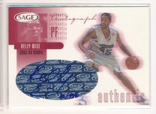 2002-03 Sage Authentic Auto Bronze Kelly Wise #A35 Auto Basketball Card NBA /440