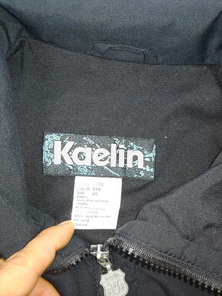 Chaqueta Kaelin Cortavientos Ligera Cremallera Mujer XS Flor Bailarina esquí nieve concha De Colección Foto 2 de 4