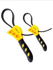 Oil Filter Wrench Set - 2pcs Use as Jar Opener Pipe Wrench Rubber Strap Wrenc...