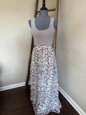 Patterns Boutique Floral Maxi Skirt
