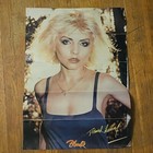 Vintage 1979 Blondie Debbie Harry Poster Pin Up Punk Rock Music Singer Art Sexy