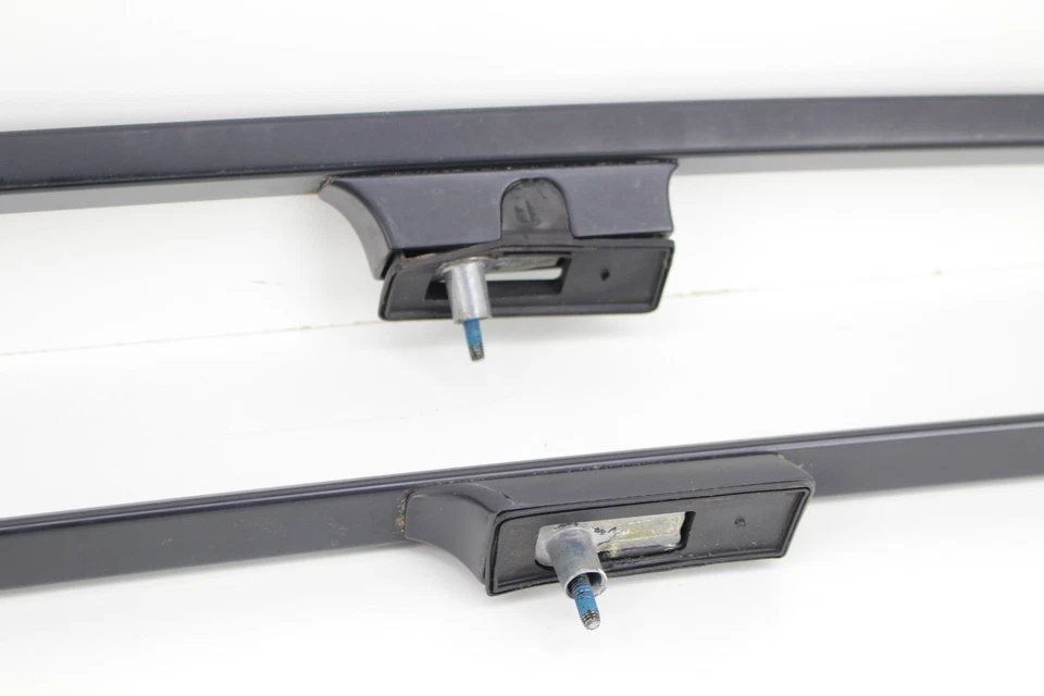 BMW X5 4.4i 2000-2006 techo carga portaequipajes barra par negro OEM Foto 4 de 4