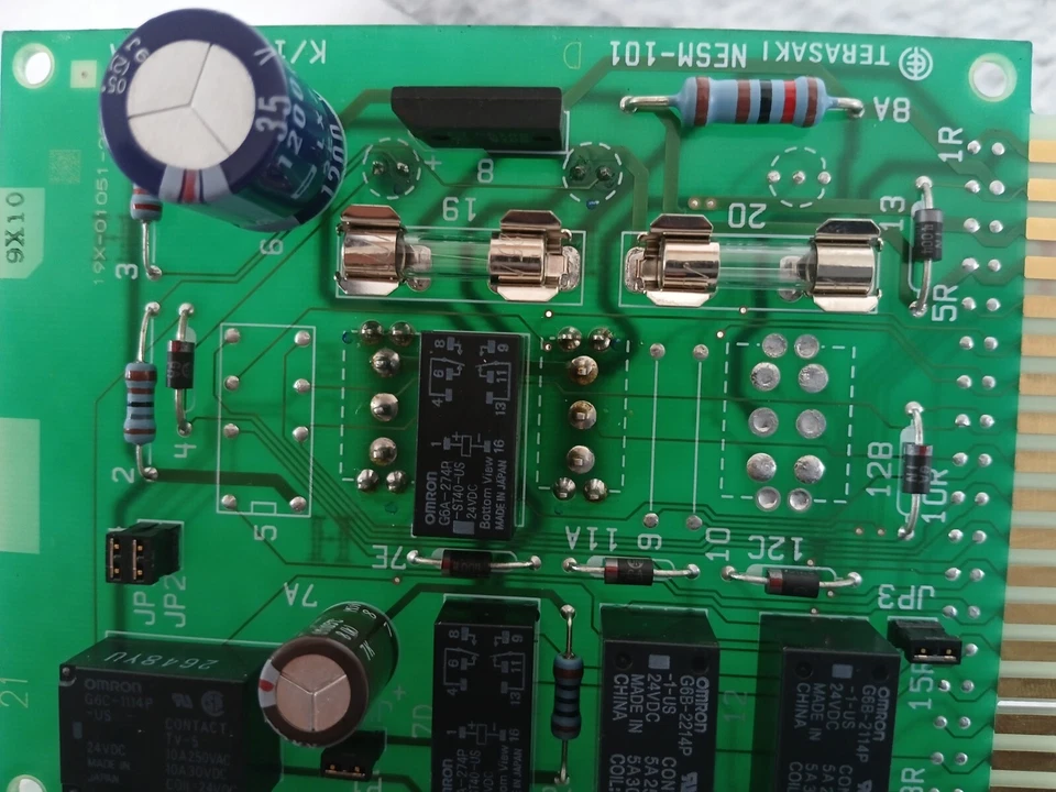 TERASAKI ESM-101 D PCB CARD K/16Z/2-001A STARTER MODULE FREE SHIPPING WORLWIDE - Image 2 of 3