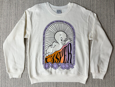 NWT Casper The Friendly Ghost Seeing Is Believing M (7-9) Crewneck Sweatshirt