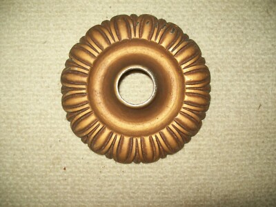 vintage cast iron ceiling light plate 5'' with  1'' hole 