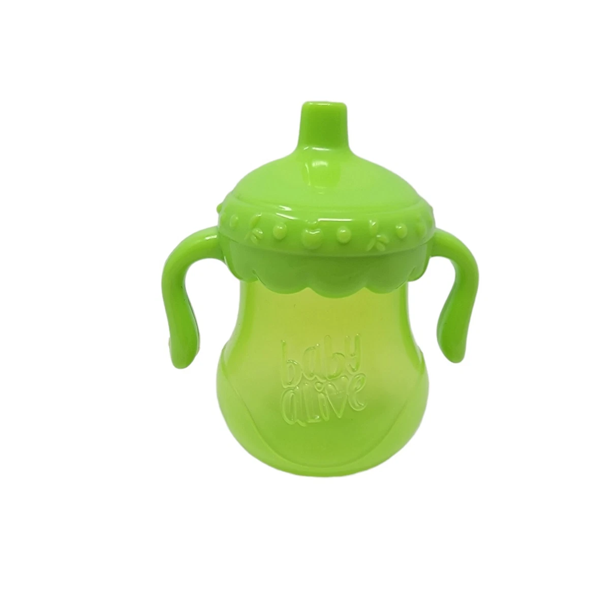 Baby Alive Replacement Green Sippy Cup Doll Accessory Part Hasbro