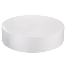 Round Foam Cake Dummy 4 Inch x 16 Inch Circle Dummy Cake Set for Wedding
