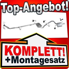 Auspuff für AUDI A4 (B6) 1.6 Stufenheck / Kombi Avant +Rohr Vorne Auspuffanlage