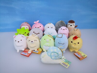 SUPER RARE San-X Sumikko Gurashi Keychain 9cm Plush x16 Complete Set