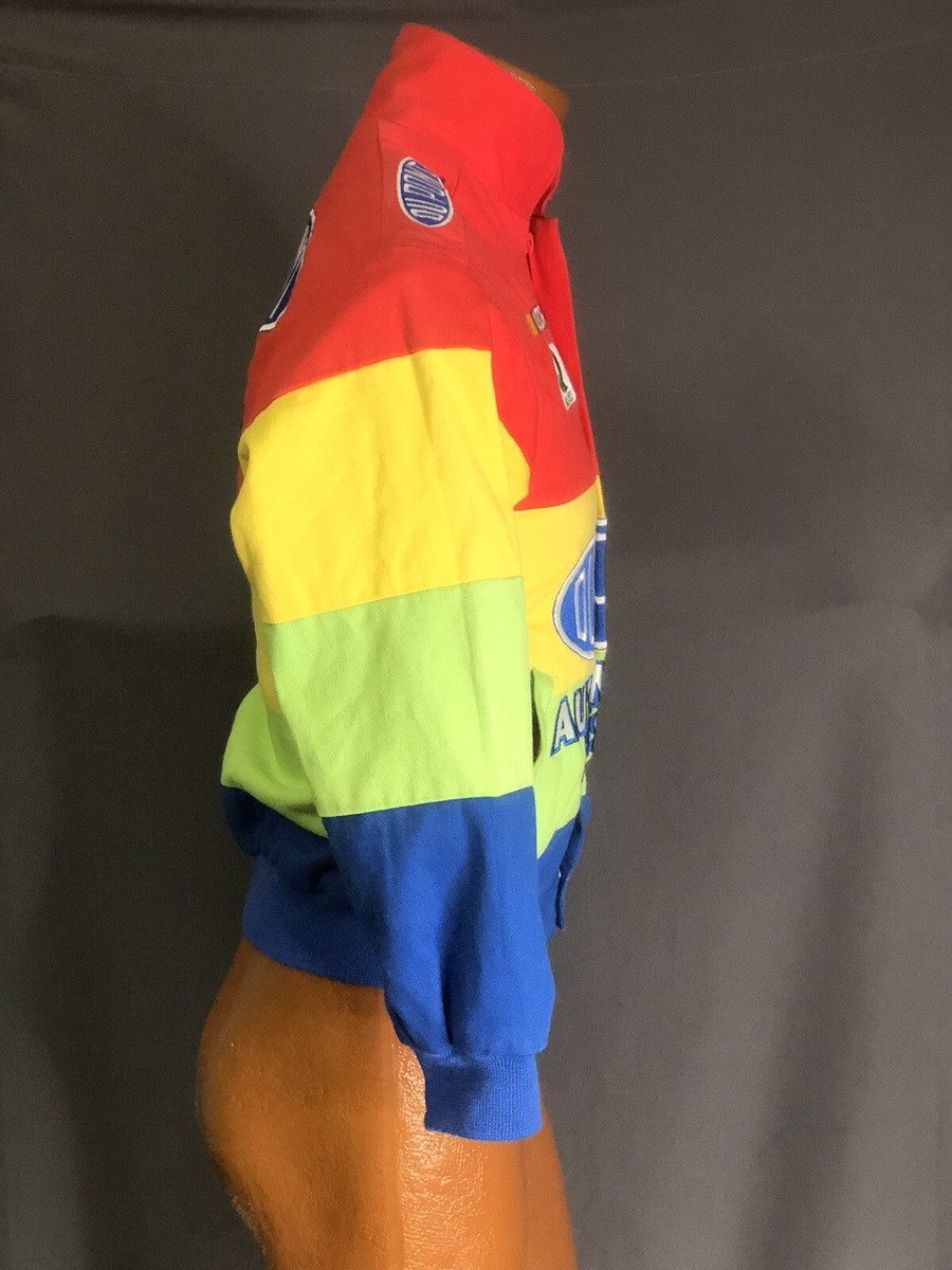 Chase Authentics Vintage Rainbow NASCAR Jacket DuPont Jeff Gordon