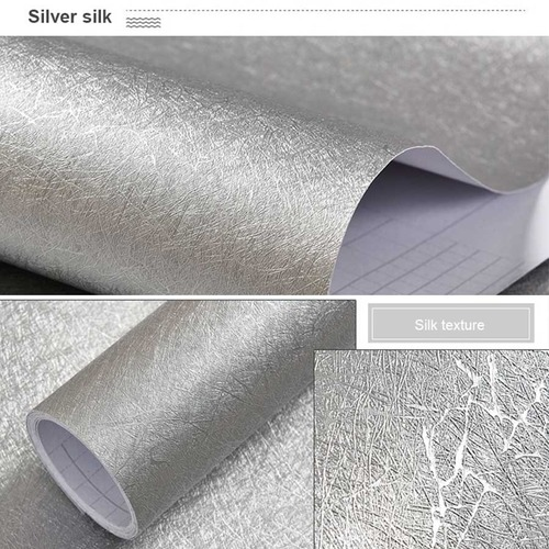 Modern Gray Self Adhesive Wallpaper Room Mural Decals Home Decor Waterproof - Bild 23 von 47