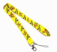 Pokemon Pikachu Neck Strap Keychain ID Badge Phone Anime Lanyard