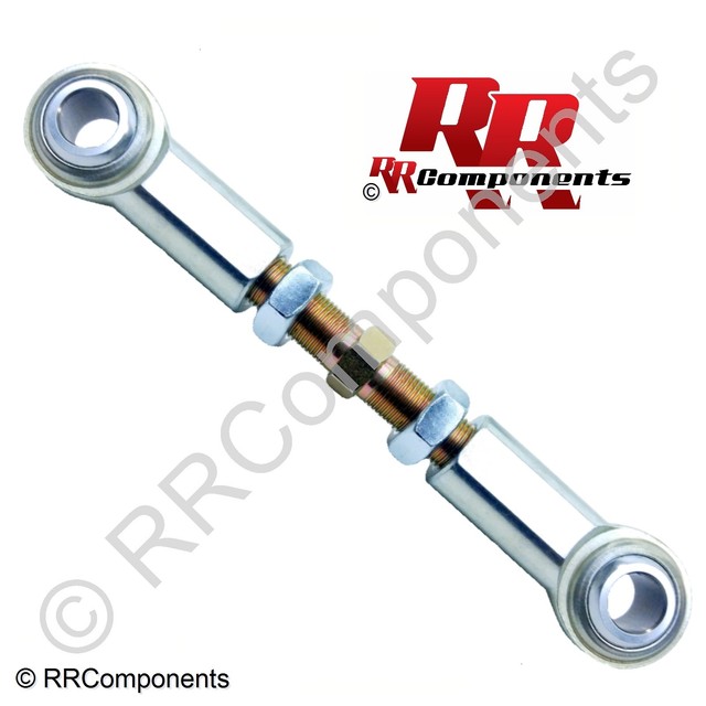 Adjustable Turnbuckle 3/8 24 Thread with a 3/8 Bore Rod End, Heim