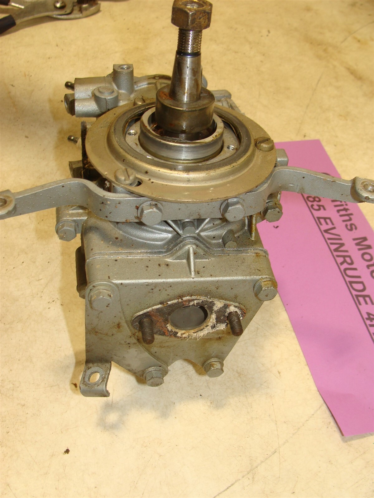 Powerhead Engine 1985 EVINRUDE OUTBOARD 4HP E4BRHCOB motor powerhead engine power head ...