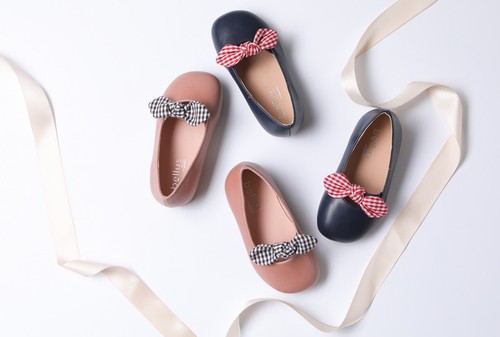 Toddler Little Girls Bowknot Bow Mary Jane Ballerina Ballet Flat Shoes Pink Navy - Picture 2 of 10