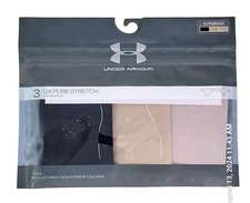 Under Armour UA Women's Size XL Pure Stretch Thong 3-Pack Underwear Wicking