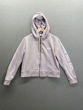 Vans Womens Pink Jacket Hooded Long Sleeve Crew Neck Size M