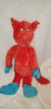 Dr Seuss Red Fox in Socks Kohls Cares Stuffed Animal Plush Toy 18" clean