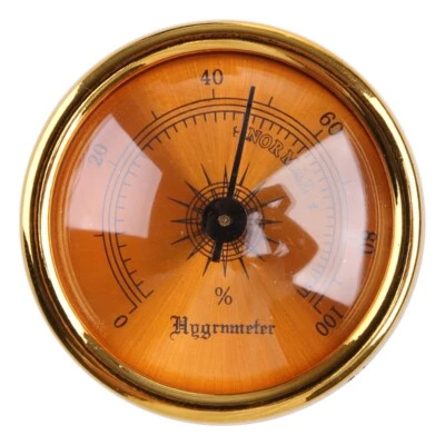 Cigar Hygrometer Cigar Humidifier Precision Round Hygrometer for - image 1 of 4