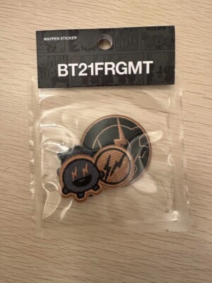 BT21 × Fragment Design SHOOKY Patch Seal Set Thunder Effect