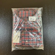 UNTUCKIT Passaros Flannel Shirt Plaid Long Sleeve Button Up Mens XXXL Tall NWT