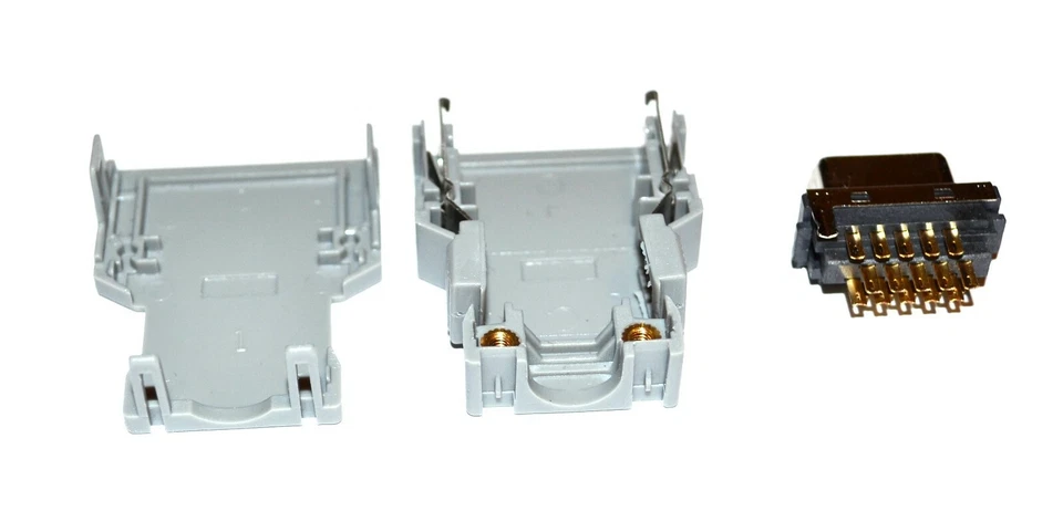 Fanuc 20 Pin Honda Connector Replacement for Feedback Amplifiers CNC, IO - Image 3 of 4