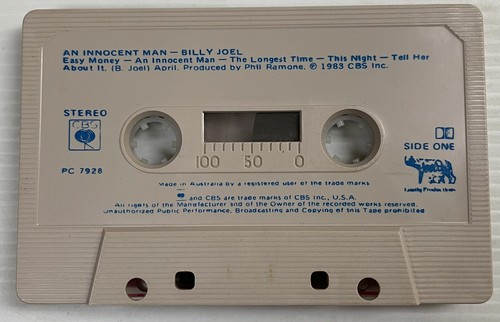 Billy Joel An Innocent Man Music Cassette Tape PC 7928 CBS Records 1983 Original - Picture 11 of 24