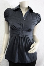 BCBG MIDNIGHT SLP1B297 SHORT SLEEVE COTTON TOP NWT XS