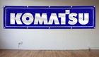 Komatsu Banner Flag 2X8 Ft Heavy Equipment Machine Garage Shop Decoration Flag