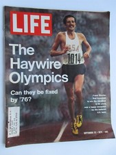 Life Magazine September 22 1972 Frank Shorter Steve Prefontaine Olympics