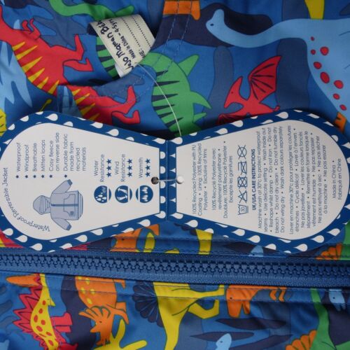 Jojo Maman Bebe COAT Age 18-24 Months NEW Fleece Lined DINOSAUR Coat With Hood - Picture 12 of 18