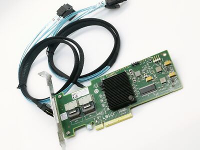 LSI SAS 9210-8i 8-port 6Gb/s PCIe HBA RAID SATA Controller card 2* SFF SATA