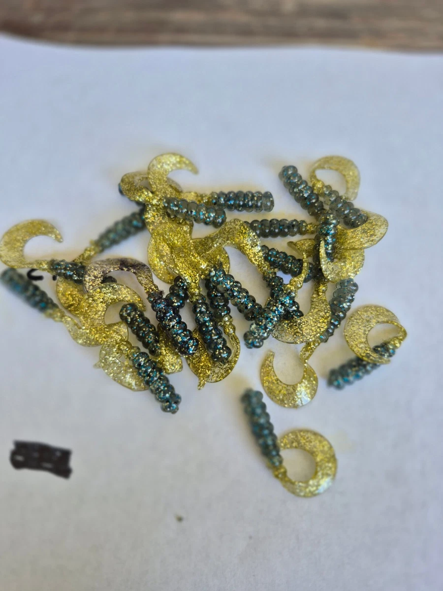 Esche Da Pesca Southern Pro Crappie Tube Jig: 50 Pezzi Nero/Chartreuse Per La Pesca Al Crappie