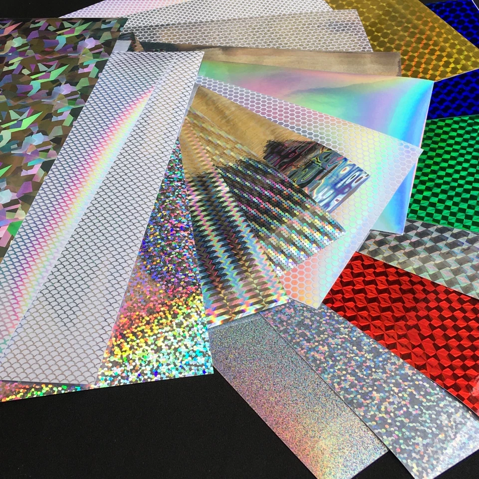 UP 13X Reflective DIY Fishing Lure Sticker Holographic Adhesive Film Flash Tape - image 3 of 4