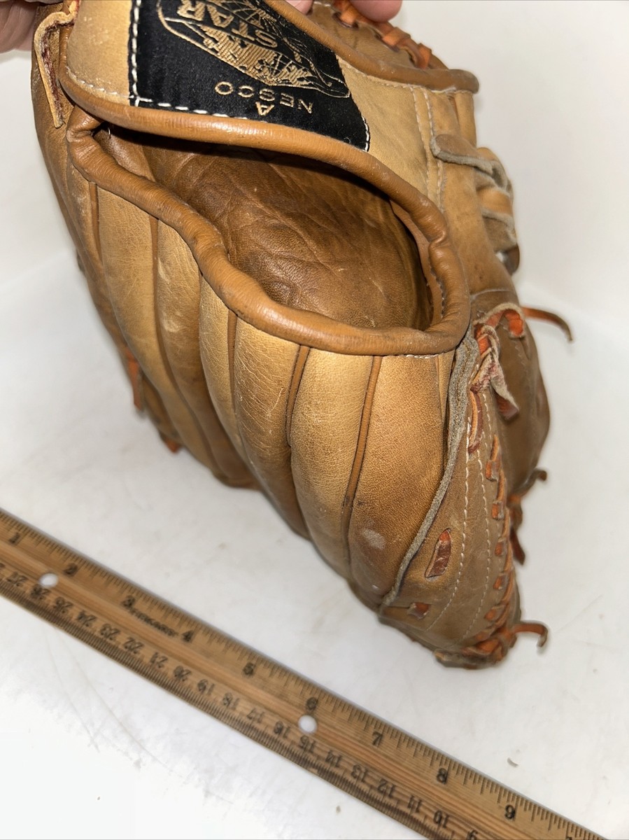 NESCO N-8040 Baseball Glove Top Grain Cowhide Pocket Pro Player