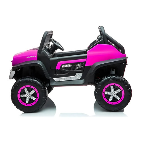 Macchina Elettrica per Bambini Mercedes Unimog Fuori Strada Rosa - Foto 3 di 7