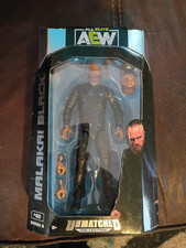 AEW Unmatched Collection Series 8 Malakai Black Action Figure #60 Boxed w/ Hands