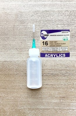 SCIGRIP Weld-On #16 1oz Low-VOC DCM Free Medium Bodied Needle Applicator