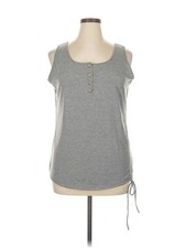 Kilian Women Gray Sleeveless Top XL