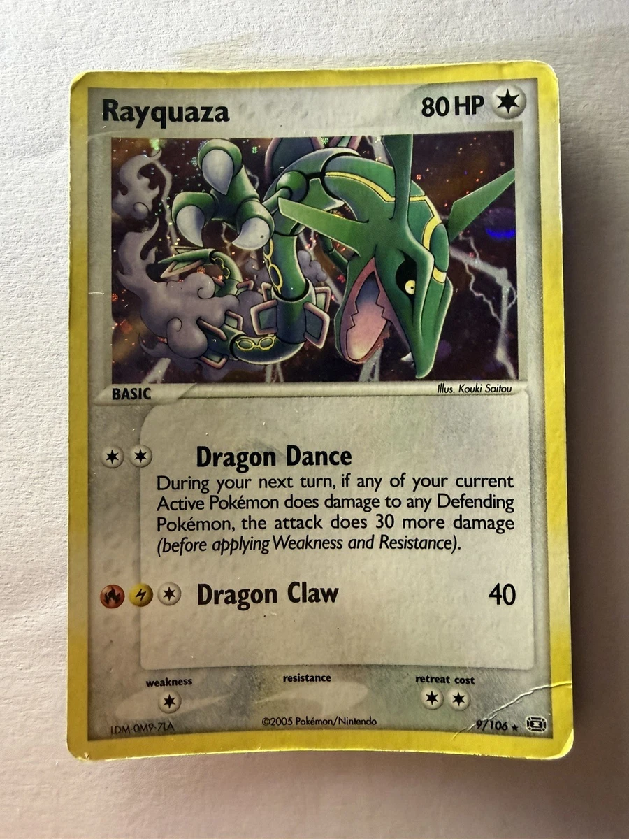 Rayquaza Pokémon TCG EX Emerald Individual Collectible Card Game
