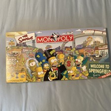 The Simpsons Monopoly Board Game Welcome To S...