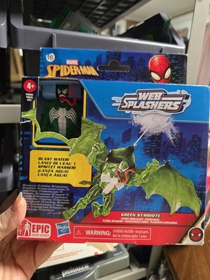 Marvel Spiderman Green Symbiote Web Splashers  NIB. T107