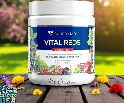 Gundry MD Vital Reds Dietary Supplement Energy Digestion Boost Polyphenol Blend